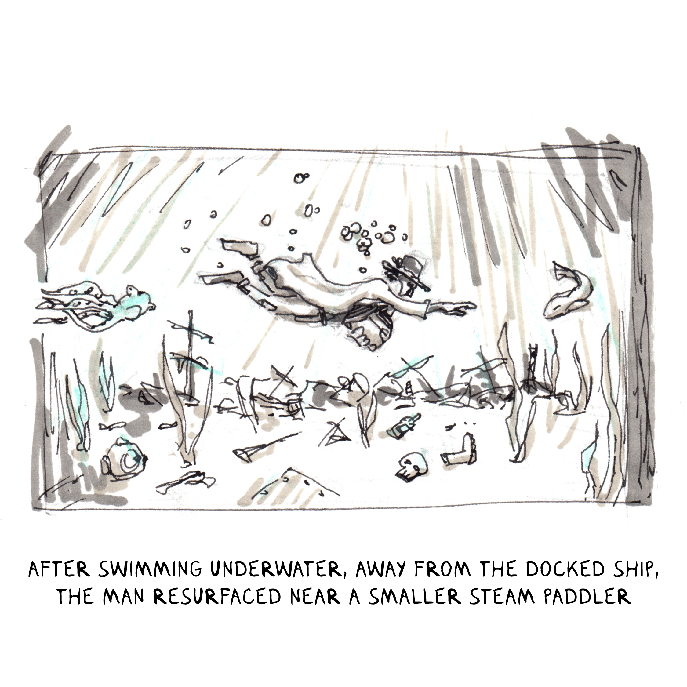 Book of Brazzmatazz underwater